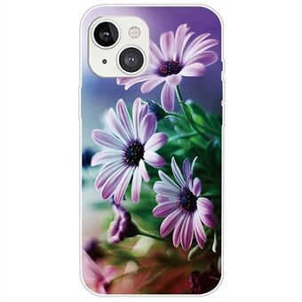 Voor iPhone 14 6.1 inch Patroon Gedrukt IMD Ontwerp Telefoonhoes Flexibele TPU Schokbestendige Beschermhoes