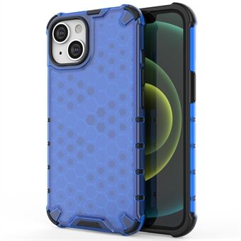 Telefoonhoesje voor iPhone 14 6,1 inch, TPU met honingraatstructuur + PC Anti-valbeschermingshoes