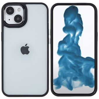 Voor iPhone 14 6.1 inch Verdikte Telefoon Case met Galvaniseren Ontwerp Anti-drop Acryl + TPU Mobiele Telefoon Cover