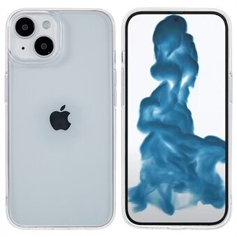 Voor iPhone 14 6,1 inch 1,0 mm TPU + acryl Goed beschermde telefoonhoes Hoge transparantie beschermende achterkant: