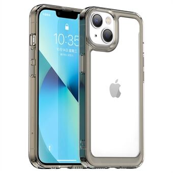 TPU + Acryl Clear Phone Case voor iPhone 14 6.1 inch, Anti-drop Anti- Scratch Smartphone Back Cover