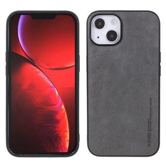 X-LEVEL Telefoon Case voor iPhone 14 6.1 inch Bojue-3 Serie Anti- Scratch PU Leer Gecoat TPU Beschermende Achterkant