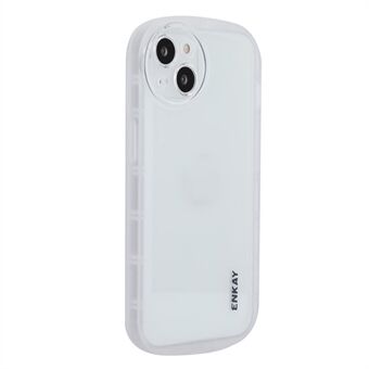 ENKAY HOED Prince Voor iPhone 14 6.1 inch Matte TPU Shockproof Doorschijnend anti- Scratch Dikker Edge Precieze Uitsparing Telefoon Case