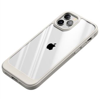 Soft Armor Series voor iPhone 14 6.1 inch Clear PC Back + Soft TPU Frame Phone Cover Scratch beschermhoes