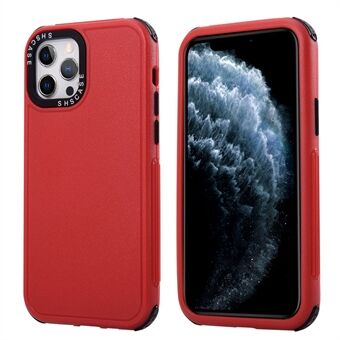 Voor iPhone 14 6.1 inch 3-in-1 TPU + PC Slagvaste Hybrid Cover Dikker Hoeken Mobiele Telefoon Achterkant: