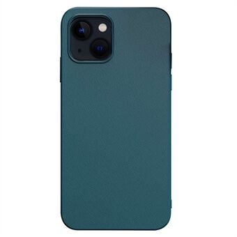 Voor iPhone 14 6.1 inch Anti-vingerafdruk Litchi Textuur Anti-shock PU Leer + TPU Telefoon Case Cover: