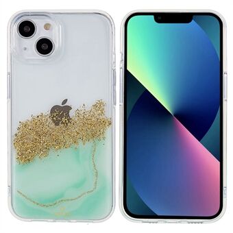 DFANS Starlight Shining Series Telefoon Case voor iPhone 14 6.1 inch Glitter Versierd Beschermhoes PC + TPU Hybrid Anti- Scratch Cover