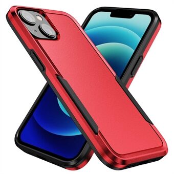 Schokbestendige hoes voor iPhone 14 6,1 inch, pc + TPU-telefoonhoes Anti-drop beschermhoes aan de achterkant