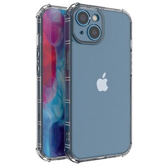 Voor iPhone 14 6.1 inch Transparante TPU Telefoon Case Luchtkussen Hoek Bescherming Drop-proof Mobiele Telefoon Cover: