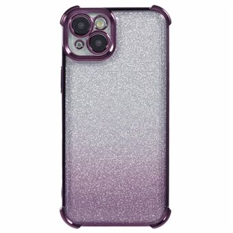 Voor iPhone 14 Anti-Val Telefoonhoes Glitter Gradiënt Electroplating TPU Telefoonhoesje