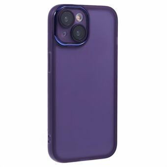 DKSM-serie Voor iPhone 14 Hoesje Geëlectroplatede Cameraframe TPU Telefoonhoesje