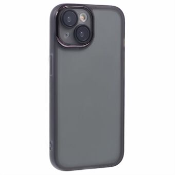 DKSM Series Voor iPhone 14 Hoes Geëlektrolyseerde Camera Frame TPU Telefoonhoes