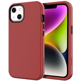 Rubberen telefoonhoes voor iPhone 14, GW03 TPU + pc hybride telefoonhoes Verdikte beschermende telefoonhoes