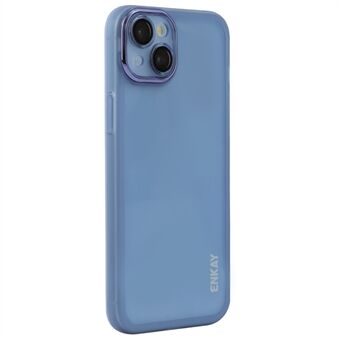 ENKAY HAT PRINS Voor iPhone 14 Hoes Matte TPU Telefoonhoesje met Lensfilm