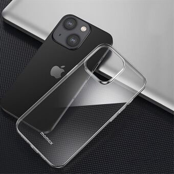 MOMAX MC voor iPhone 14 Transparante flexibele TPU-beschermhoes Anti- Scratch Anti-drop telefoonhoes