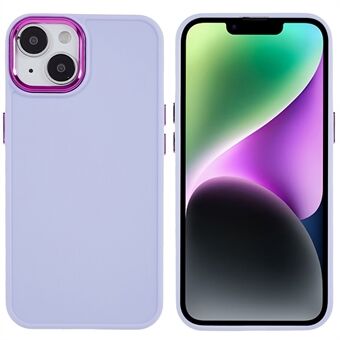 Voor iPhone 14 Zachte TPU-telefoonhoes Anti-vingerafdruk mobiele telefoonhoes met Ring cameralensringbeschermingsontwerp