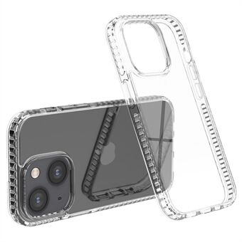 Voor iPhone 14 Hoge doorlaatbaarheid Hard plastic + TPU-telefoonhoes Schokbestendig Slim Fit mobiele telefoonhoes