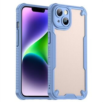 Voor iPhone 14 Hoesje PC+TPU Frosted Telefoon Achterkant Bescherming