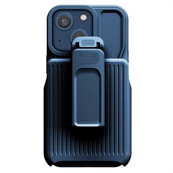 Explorer-serie voor iPhone 14 Afneembare achterclip Standaard telefoonhoes PC + TPU schokbestendige hybride hoes