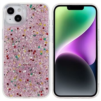 DFANS Starlight Shining Series voor iPhone 14 Anti- Scratch beschermende telefoonhoes PC + TPU Glittery mobiele telefoonhoes