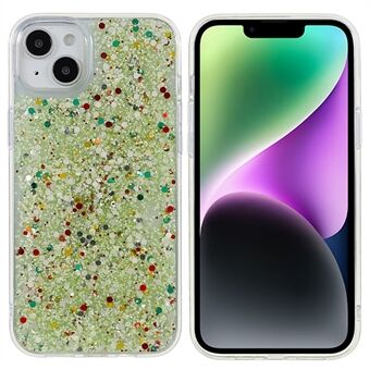 DFANS Starlight Shining Series voor iPhone 14 Anti- Scratch beschermende telefoonhoes PC + TPU Glittery mobiele telefoonhoes