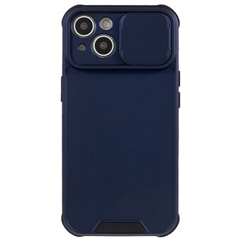 Valbestendige telefoonhoes voor iPhone 14, harde pc zachte TPU-telefoonhoes met verschuifbare cameralensafdekking