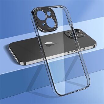 Voor iPhone 14 Scratch harde pc-achterkant Camerabescherming Frame Kristalheldere telefoonhoes