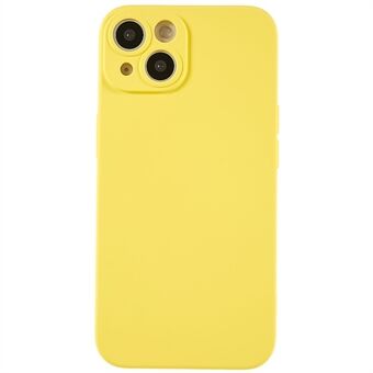 Voor iPhone 14 Vloeibare Siliconen Textuur Zachte Touch TPU Hoes 2,0mm Dik Precieze Uitsnede Camera Bescherming Boog Rand Telefoonhoesje