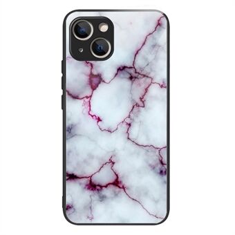 Beschermhoes voor iPhone 14 Gehard glas TPU Hoesje Patroonbedrukking Telefoonhoes