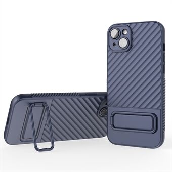 Voor iPhone 14 Kickstand Magnetische telefoonhoes Cameralensbeschermer Robuuste TPU-achterkant