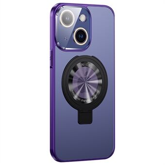 Kickstand Case voor iPhone 14 Compatibel met MagSafe 2.0mm Thicken PC+TPU Phone Cover met LOGO View Cutout