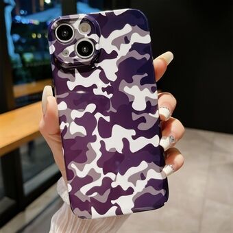 Voor iPhone 14 harde pc-achterkant Camouflagepatroonbedrukking Beschermend telefoonhoesje