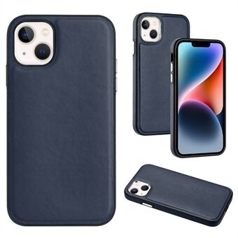 YB lederen coating serie-6 voor iPhone 14 mobiele telefoon beschermhoes Scratch PU-leer + TPU-hoes