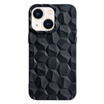 Anti-drop achtercover voor iPhone 14 Galvaniseren Honingraat Prism TPU mobiele telefoonhoes