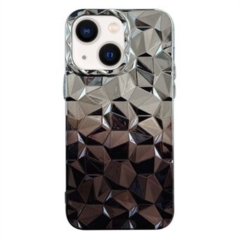 Voor iPhone 14 Scratch TPU-hoesje Galvaniseren Gradiënt Prism Telefoonhoes