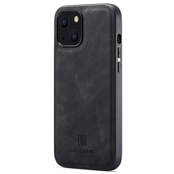 DG.MING voor iPhone 14 hoesje, met PC+TPU+PU lederen gecoate achterkant.