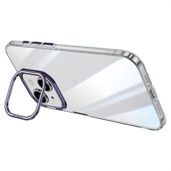 SULADA Voor iPhone 14 Hoesje Camera Kickstand Stootbestendig TPU+PC Transparante Telefoonhoes