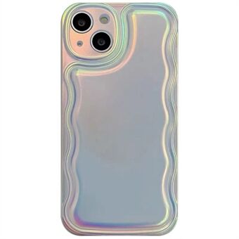 Voor iPhone 14 Hoes Laser Aurora Camera Lens Bescherming Telefoonhoesje