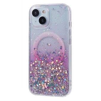 JTW-serie voor iPhone 14-hoes compatibel met MagSafe glitter pailletten epoxy telefoonomhulsel