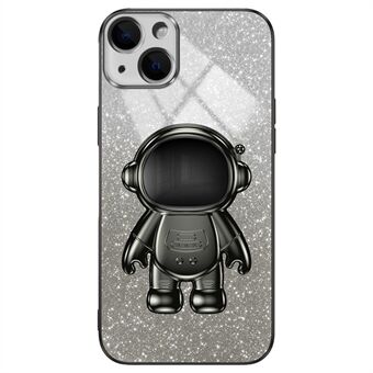 Voor iPhone 14 Hoes Astronaut Kickstand PC+TPU Anti-val Telefoonhoesje