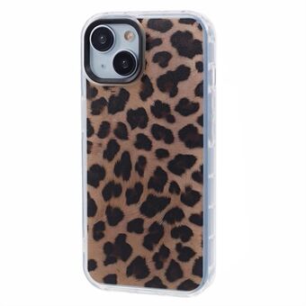 SDT Serie Voor iPhone 14 Luipaardpatroon IMD Hoes Slanke Beschermende Telefoonhoes