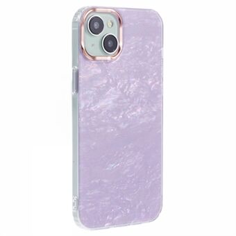 Voor iPhone 14 Shell Pattern Case IMD Telefoonhoes Vier Hoeken Dempend