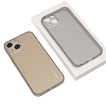 Q.COO Ice Mist Series voor iPhone 14 Hoes Anti-kras PU Telefoonhoesje met Matte Afwerking