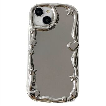 Voor iPhone 14 TPU Case Elektroplating Spiegeloppervlak Schokbestendige Telefoonhoes