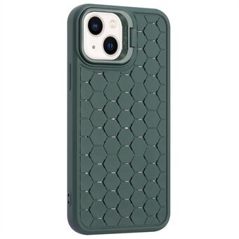 Voor iPhone 14 Hoes Verborgen Standaard Warmteafvoer Zachte TPU Telefoonhoes