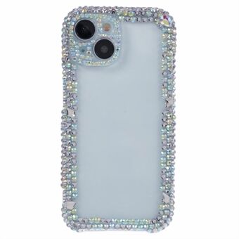 XY-serie voor iPhone 14 hoesje DIY rhinestone decor schokbestendige TPU beschermhoes