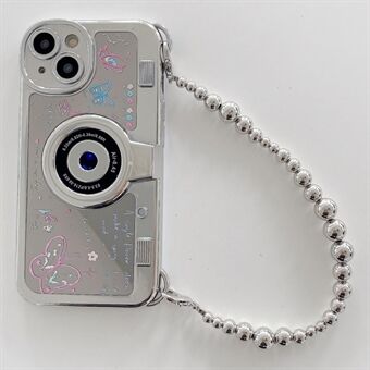 Voor iPhone 14 Telefoonhoesjes Kleurrijk Vlinder Camera Vormig Ontwerp Geëlectroplateerde Hoes