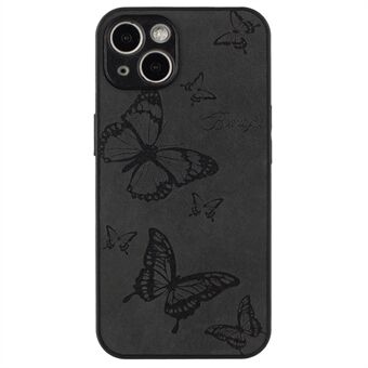 Voor iPhone 14 Hoes Patroon Print PU+PC+TPU Schokbestendige Telefoonhoes