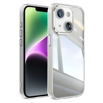 Voor iPhone 14 Hoes All-Inclusief TPU + Acryl Telefoonhoes met Lensfilm