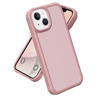 GW20 Voor iPhone 14 Matte Hoes TPU+PC Hybride Telefoonhoes Huid-Toets Gevoel